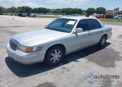 2000 Mercury Grand Marquis Gs from USA, damaged, VIN 2MEFM74W9YX622596